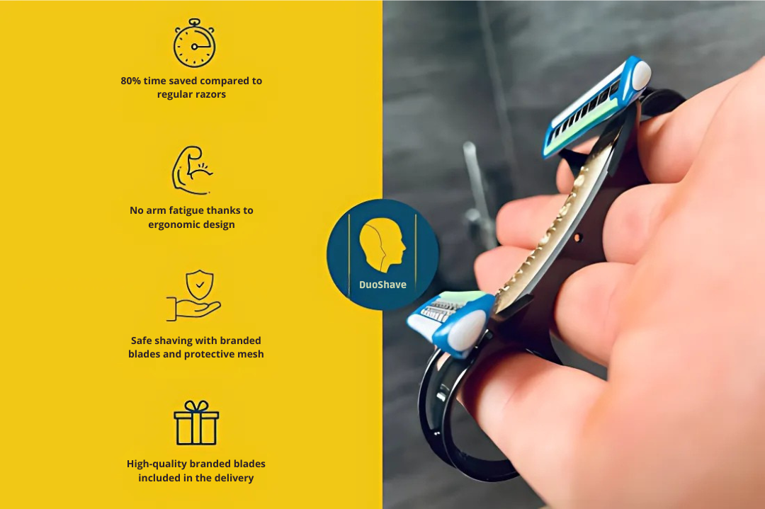 Twino – Smooth & quick shave without cuts – in under 3 minutes